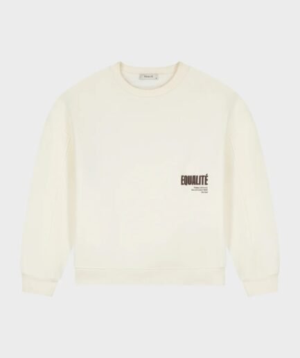 EQUALITÉ: ELIA OVERSIZED SWEATER OFF-WHITE