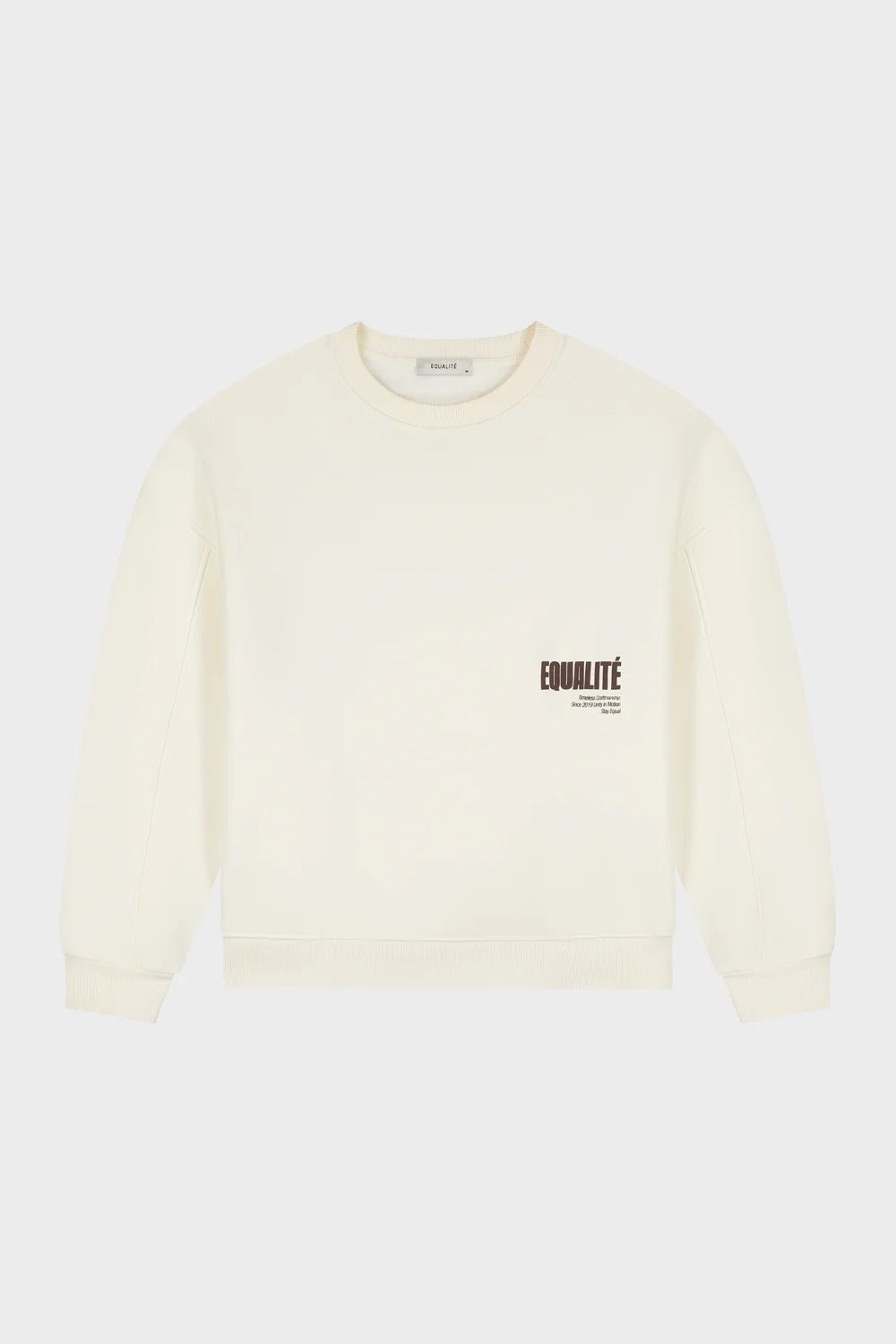 EQUALITÉ: ELIA OVERSIZED SWEATER OFF-WHITE