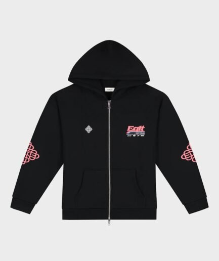 EQUALITÉ: DESERT OVERSIZED FULL ZIP HOODIE BLACK