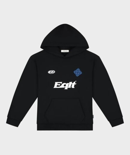 EQUALITÉ: JERSEY OVERSIZED HOODIE BLACK