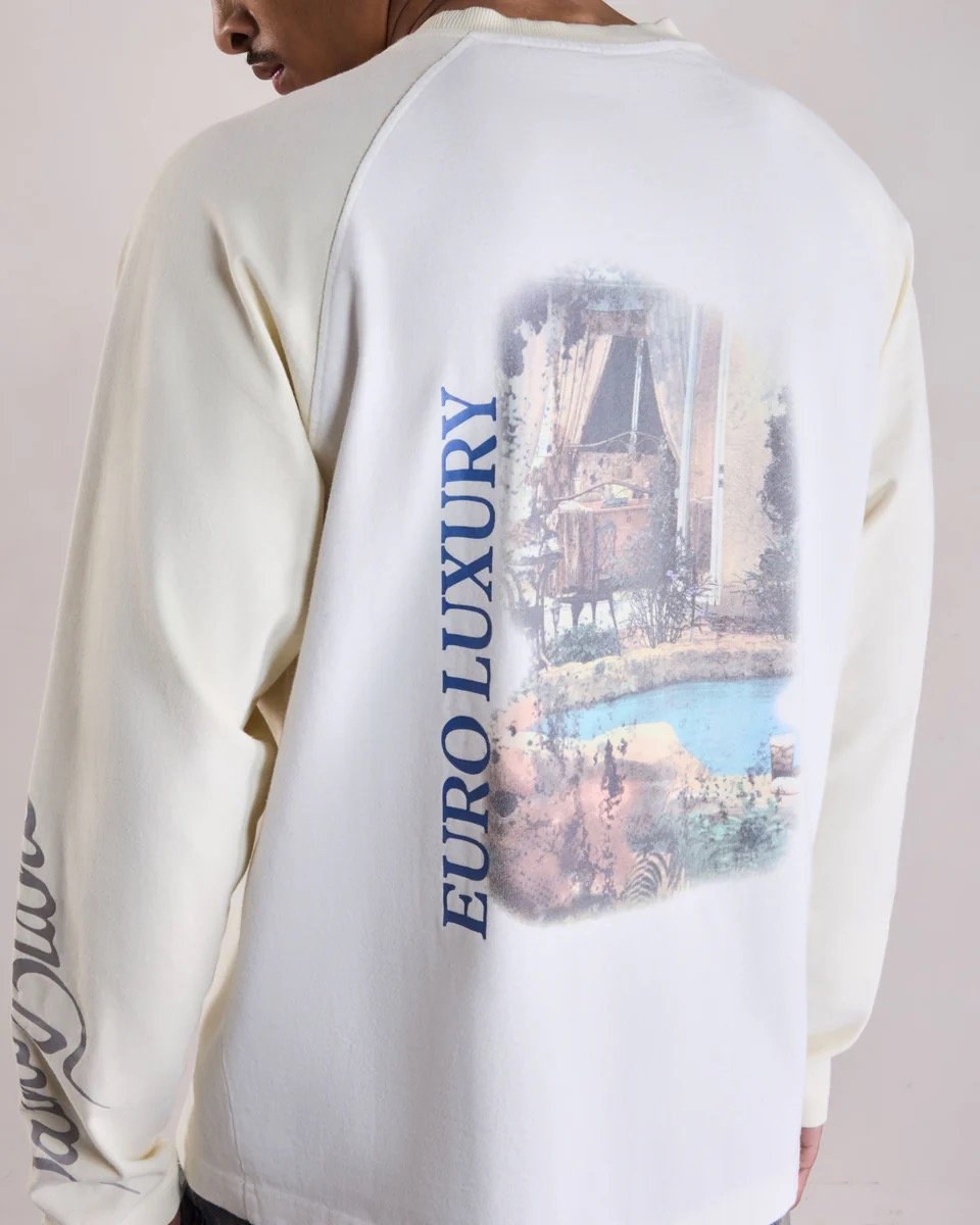 SAINT BLANC EURO LUXURY RAGLAN LONGSHIRT CREAM
