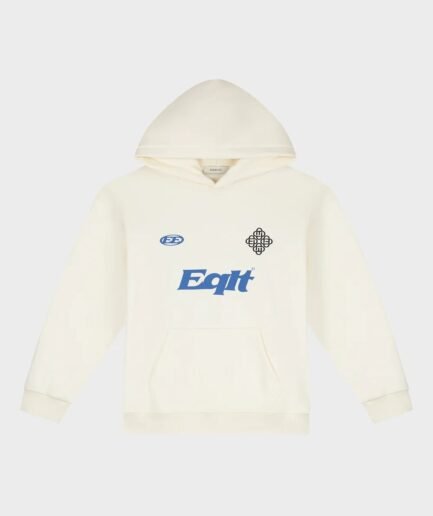 EQUALITÉ: JERSEY OVERSIZED HOODIE OFF-WHITE