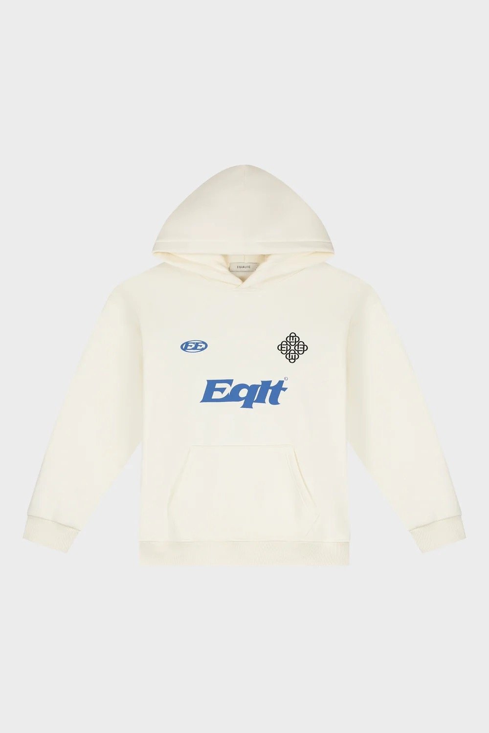 EQUALITÉ: JERSEY OVERSIZED HOODIE OFF-WHITE
