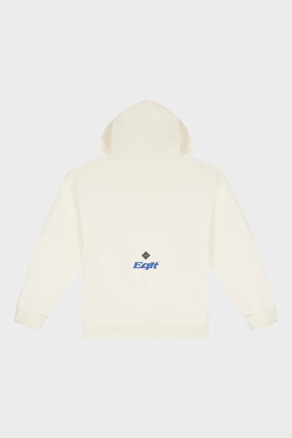 EQUALITÉ: JERSEY OVERSIZED HOODIE OFF-WHITE