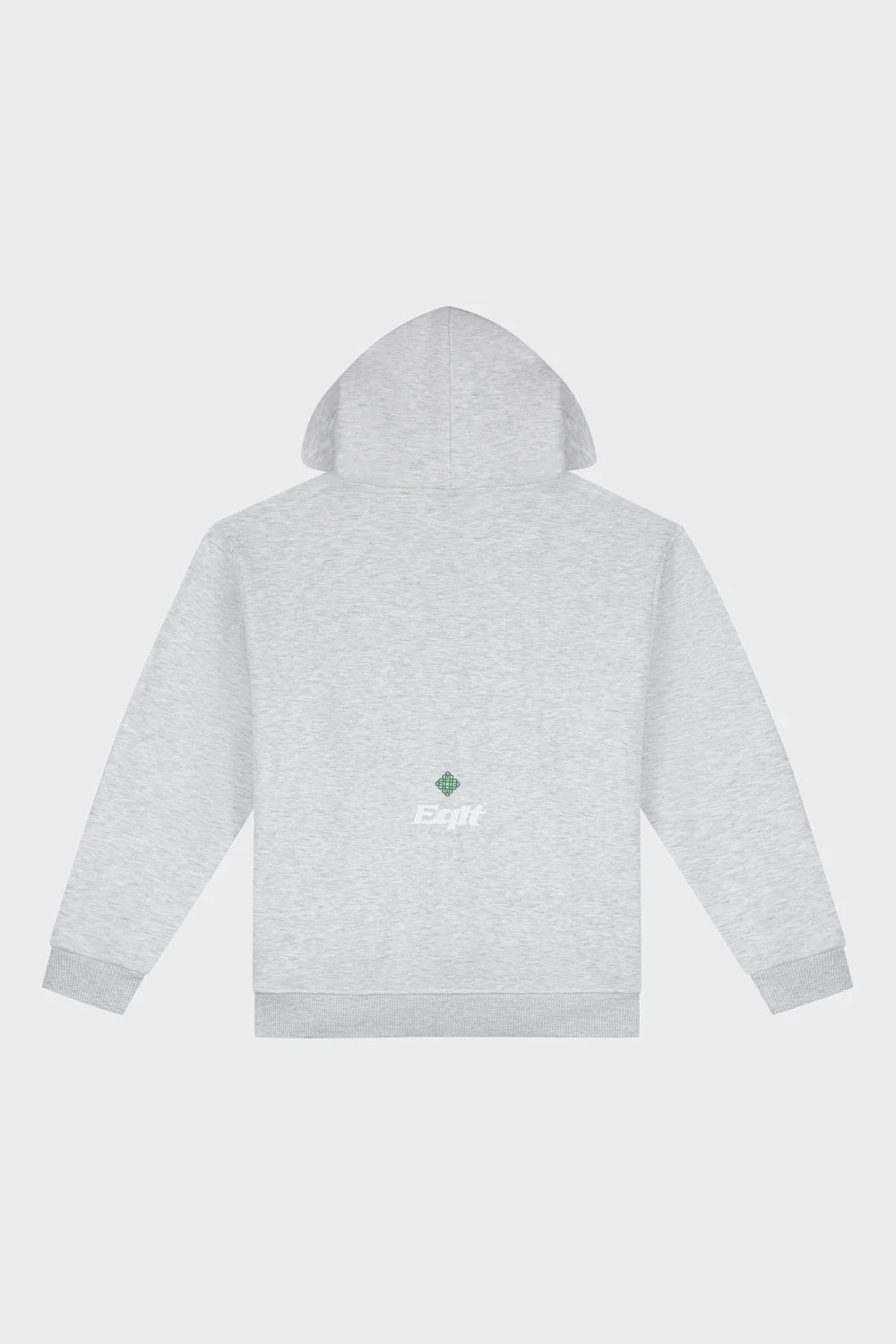 EQUALITÉ: JERSEY OVERSIZED HOODIE GREY MELANGE