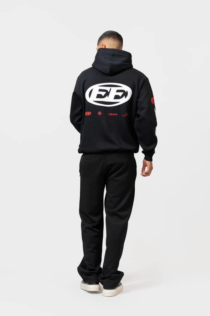 EQUALITÉ: ARENA OVERSIZED HOODIE BLACK