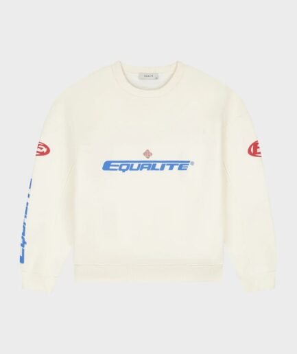 EQUALITÉ: ARENA OVERSIZED SWEATER OFF-WHITE