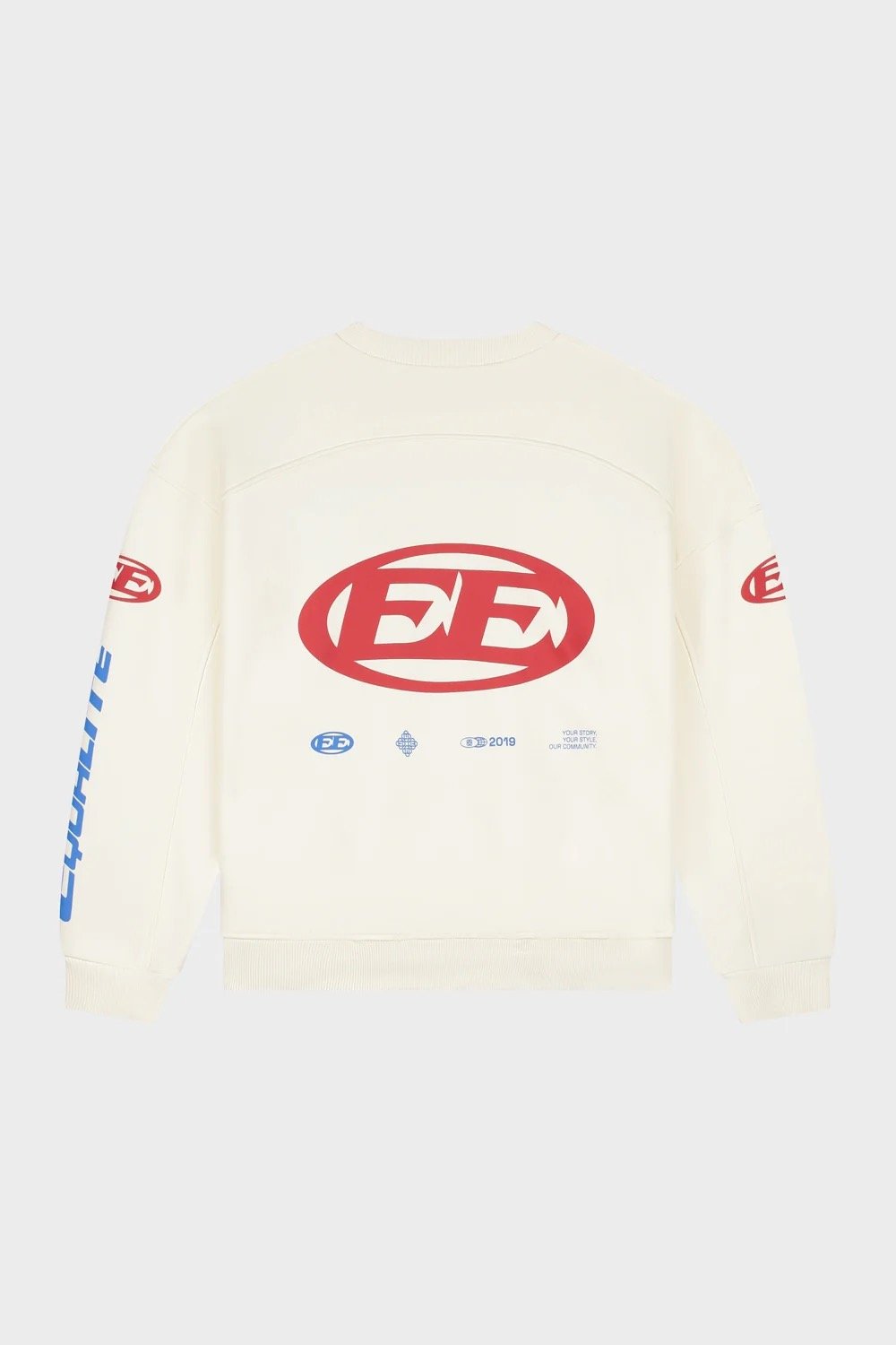 EQUALITÉ: ARENA OVERSIZED SWEATER OFF-WHITE