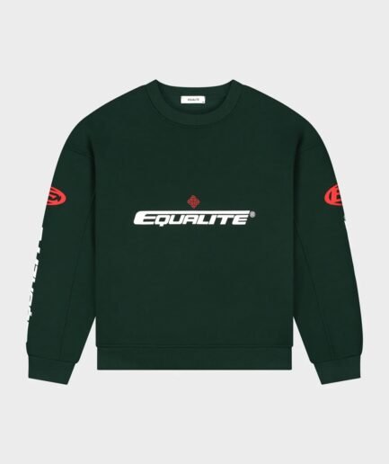 EQUALITÉ: ARENA OVERSIZED SWEATER GREEN