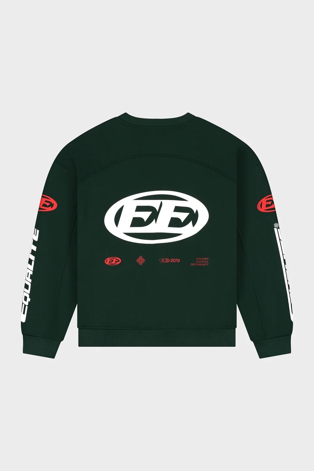 EQUALITÉ: ARENA OVERSIZED SWEATER GREEN