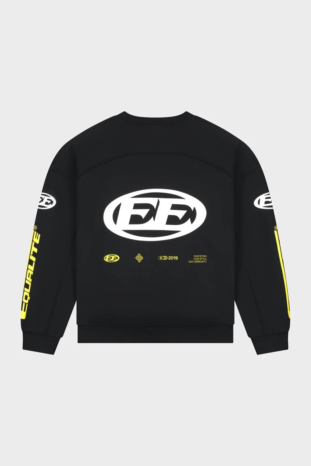 EQUALITÉ: ARENA OVERSIZED SWEATER BLACK