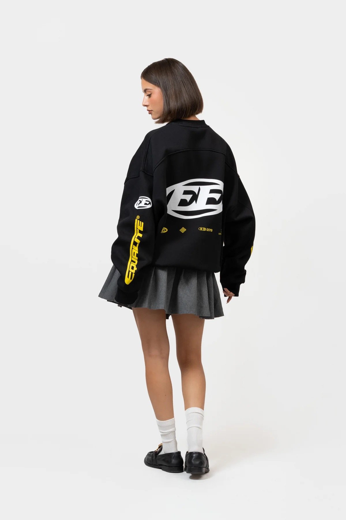 EQUALITÉ: ARENA OVERSIZED SWEATER BLACK