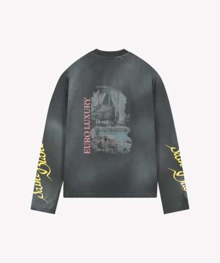 SAINT BLANC EURO LUXURY RAGLAN LONGSHIRT BLACK
