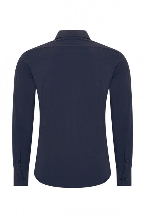 MI PIACE: MEN SHIRT DARK BLUE/DARK BLUE