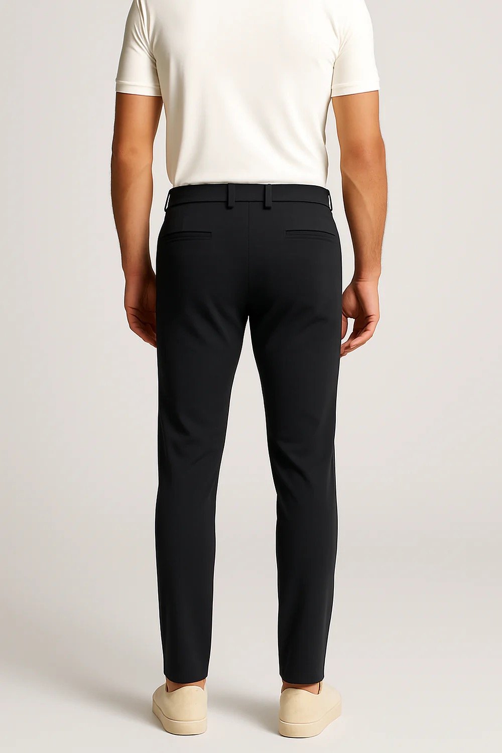 MI PIACE: MEN TROUSERS L32 BLACK/BLACK