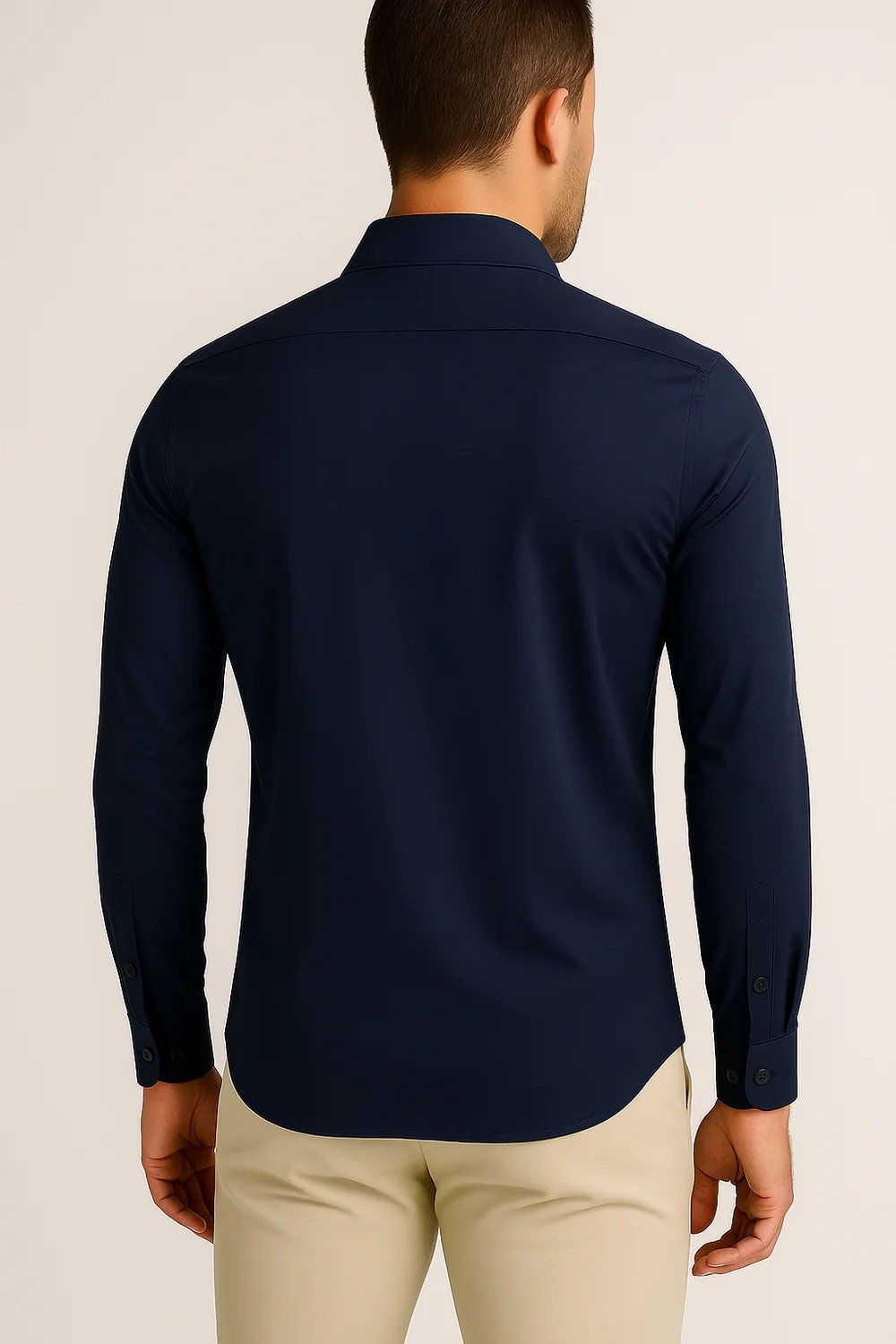 MI PIACE: MEN SHIRT DARK BLUE/DARK BLUE