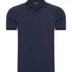 MI PIACE: MEN POLO SHIRT DARK BLUE/DARK BLUE
