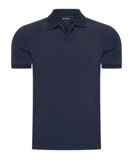 MI PIACE: MEN POLO SHIRT DARK BLUE/DARK BLUE
