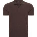 MI PIACE: MEN POLO SHIRT ESPRESSO/ESPRESSO