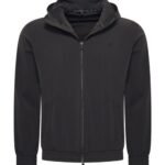 MI PIACE: MEN JACK HOODED BLACK/BLACK