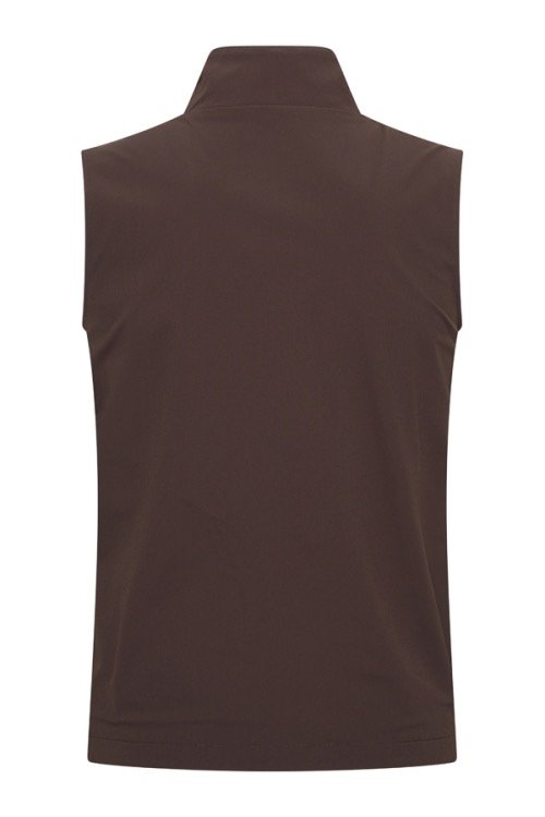 MI PIACE: MEN GILET REVERSIBLE FALCON ESPRESSO FALCON ESPRESSO