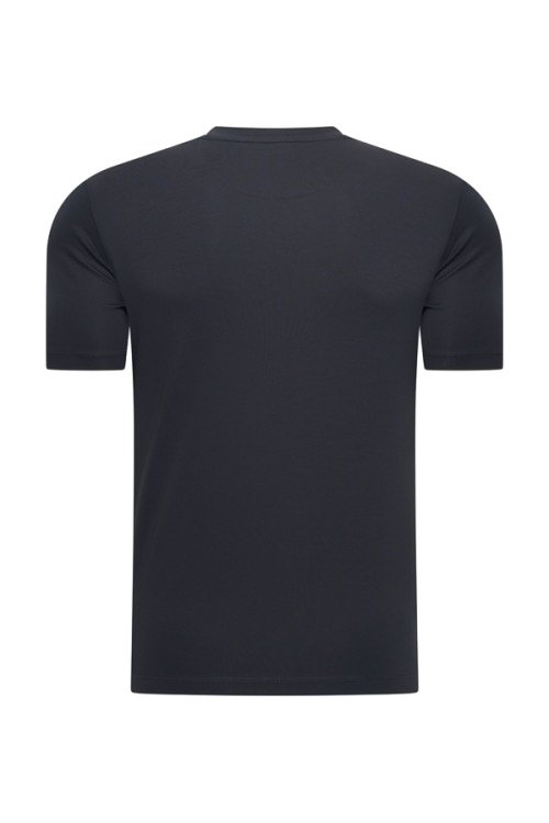 MI PIACE: MEN COTTON SHIRT DARK BLUE/DARK BLUE