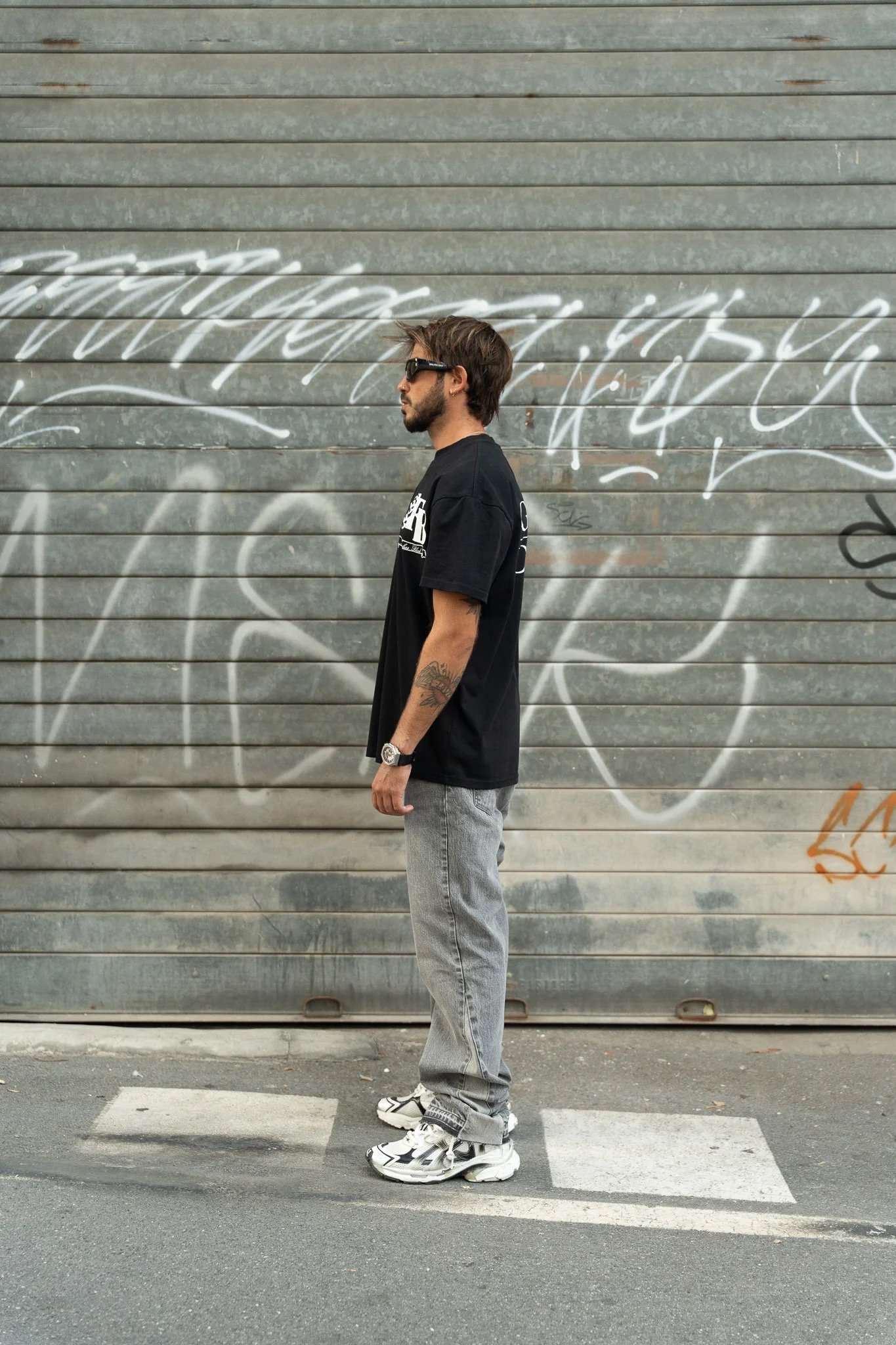 FEARLESS BLOOD: FIRE TEE BLACK