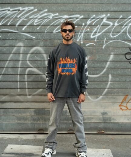 FEARLESS BLOOD: HEARTLESS LONGSLEEVE GREY