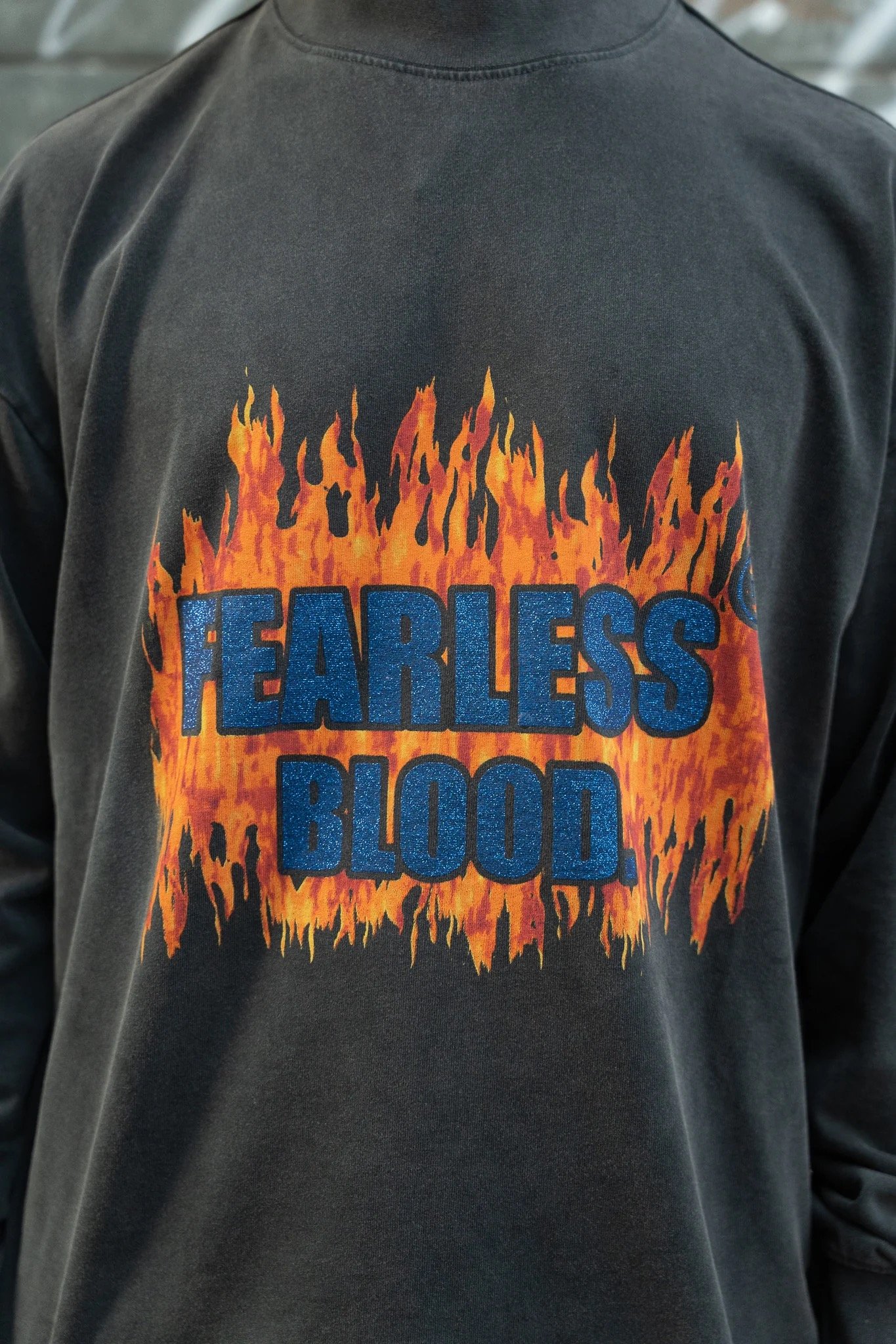 FEARLESS BLOOD: HEARTLESS LONGSLEEVE GREY