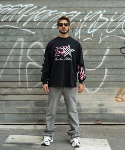 FEARLESS BLOOD: GINO LONGSLEEVE BLACK