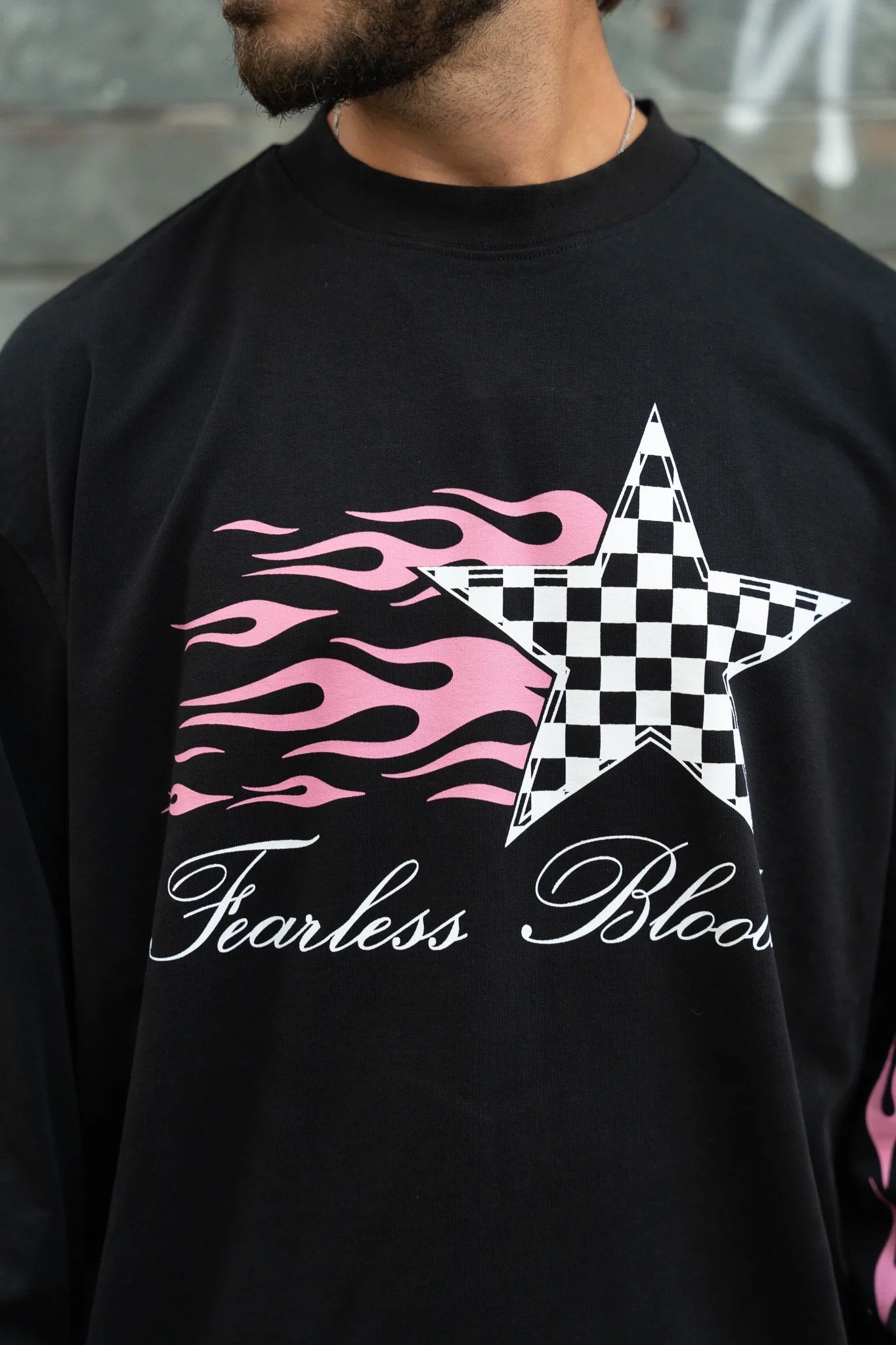 FEARLESS BLOOD: GINO LONGSLEEVE BLACK
