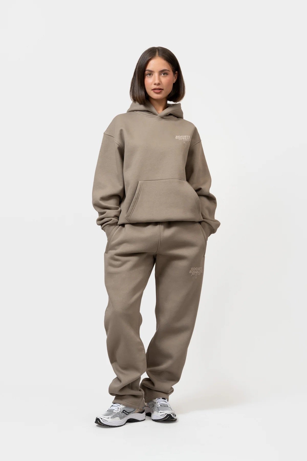 EQUALITÉ: SOCIETÉ 2.0 TRACKSUIT TAUPE & TAUPE