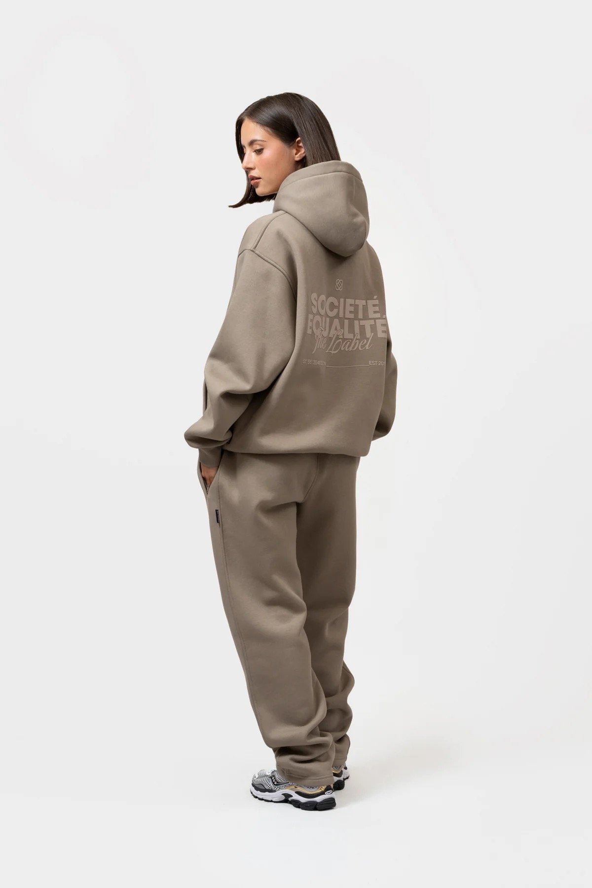 EQUALITÉ: SOCIETÉ 2.0 TRACKSUIT TAUPE & TAUPE