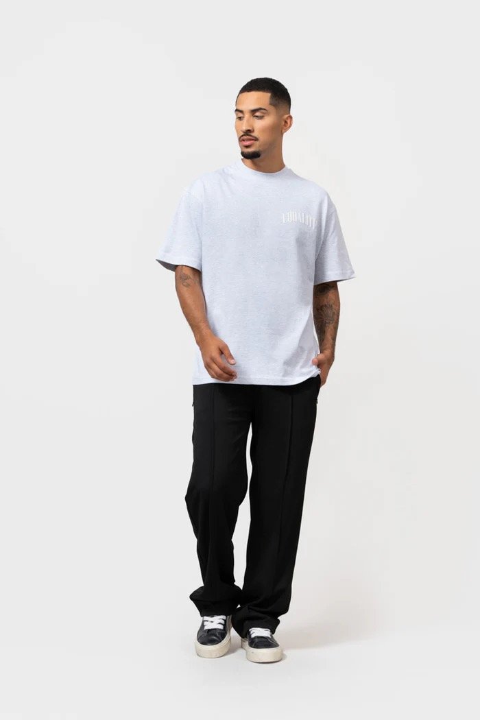 EQUALITÉ: OLIVER OVERSIZED TEE MELANGE GREY