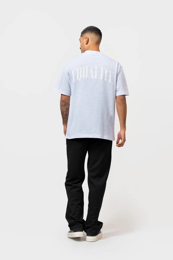 EQUALITÉ: OLIVER OVERSIZED TEE MELANGE GREY