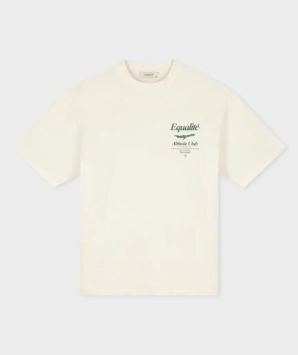 EQUALITÉ: ALTITUDE CLUB OVERSIZED TEE OFF-WHITE
