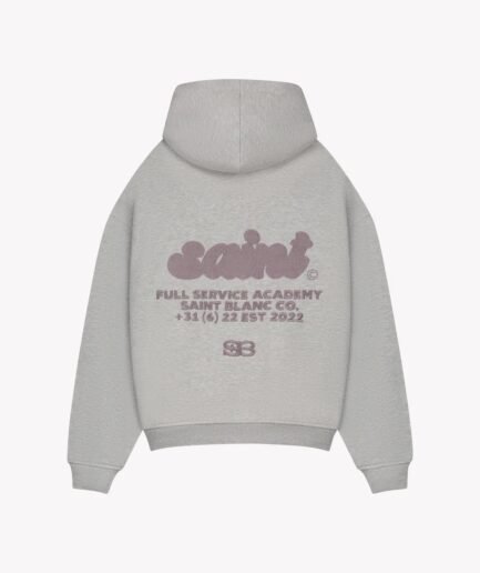 SAINT BLANC FULL SERVICE HOODIE GREY MELANGE