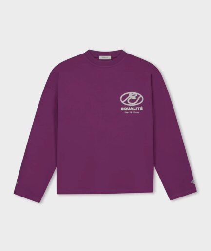 EQUALITÉ: ARID LONGSLEEVE TEE DEEP PURPLE