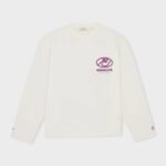 EQUALITÉ: ARID LONGSLEEVE TEE OFF-WHITE & DEEP PURPLE