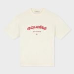 EQUALITÉ: CELESTE OVERSIZED TEE OFF-WHITE & RED