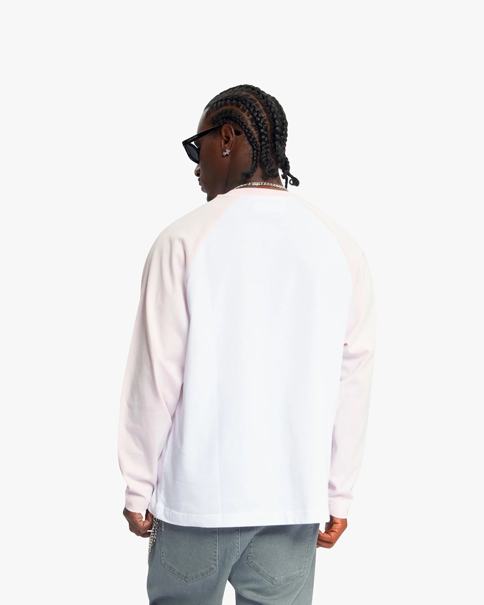 Croyez Fraternité Raglan Longsleeve | White