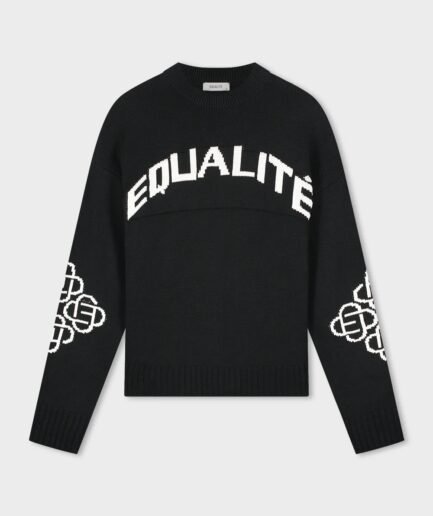EQUALITÉ: AVA KNIT SWEATER BLACK