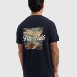 PURE PATH RIVA VIEW T-SHIRT 26010108 DARK NAVY