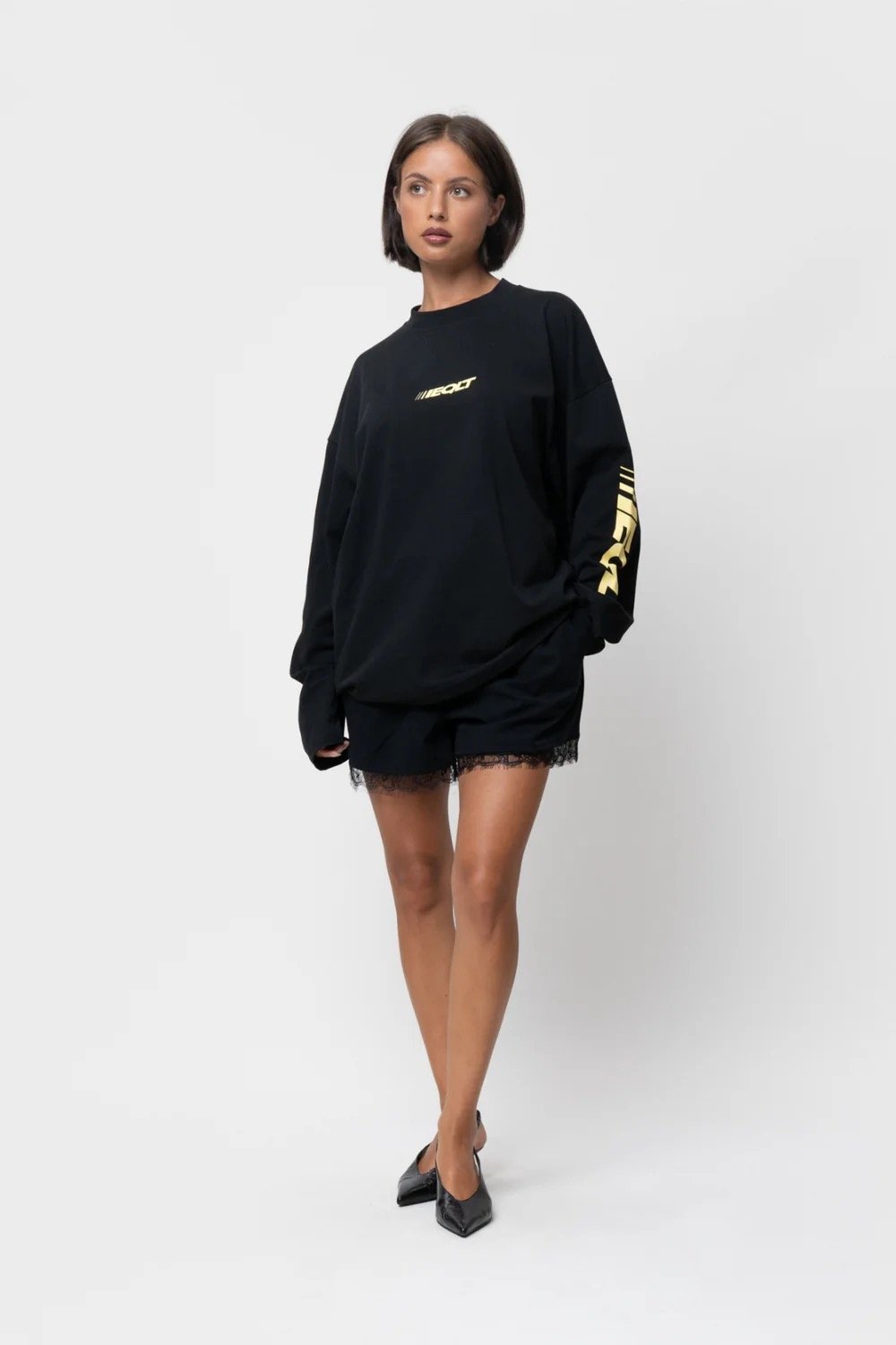 EQUALITÉ ADRIEN LONGSLEEVE TEE BLACK