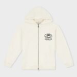 EQUALITÉ: ARID OVERSIZED FULL ZIP HOODIE OFF-WHITE