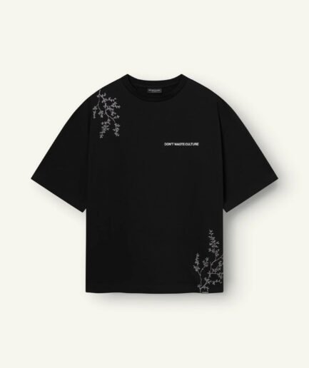 DON'T WASTE CULTURE MORIKAE T-SHIRT | BLACK