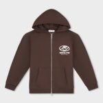 EQUALITÉ: ARID OVERSIZED FULL ZIP HOODIE BROWN
