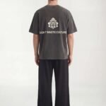 DON'T WASTE CULTURE AZEMARI T-SHIRT | WASHED BLACK