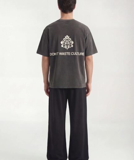DON'T WASTE CULTURE AZEMARI T-SHIRT | WASHED BLACK