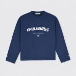 EQUALITÉ CELESTE LONGSLEEVE TEE NAVY